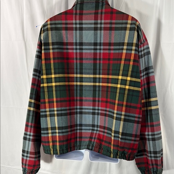 Ralph Lauren Red and Green Lightweight Plaid Jacket - Picture 8 of 13